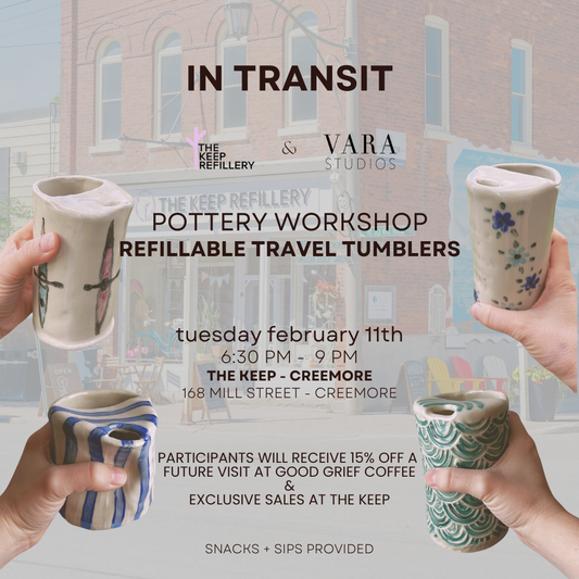 Travel Tumblers - Feb 11 - The Keep Creemore