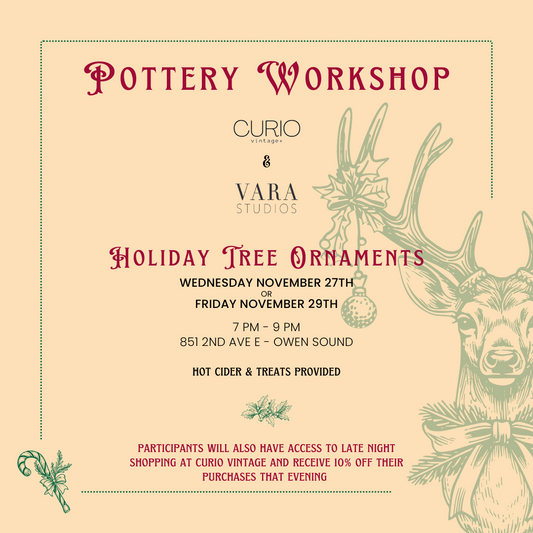 Holiday Tree Ornaments - Curio Vintage