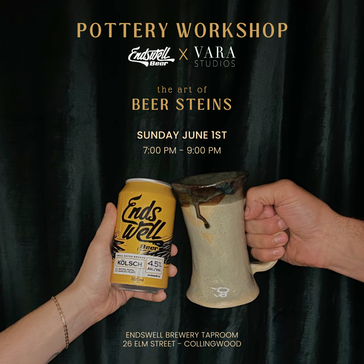 The Art of Beer Steins - June 1 - Endswell Brewery