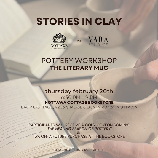 Literary Mug - Feb 20 - Nottawa Cottage Bookstore