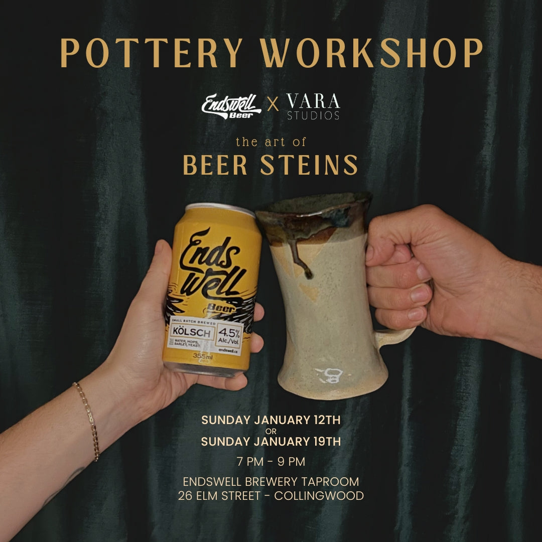 The Art of Beer Steins - Jan 12 & 19 - Endswell Brewery